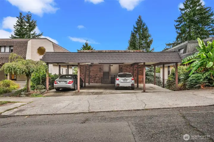 Three unit complex conveniently located in desirable Ravenna/U District area. Carport parking plus guest spot and street parking available.