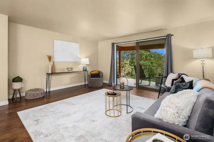 Another view of the living room.