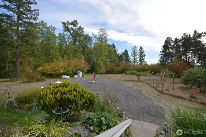 Drive Entrance viewed from Front Porch
