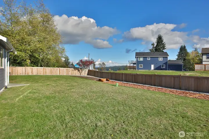 Look how much room this backyard offers!