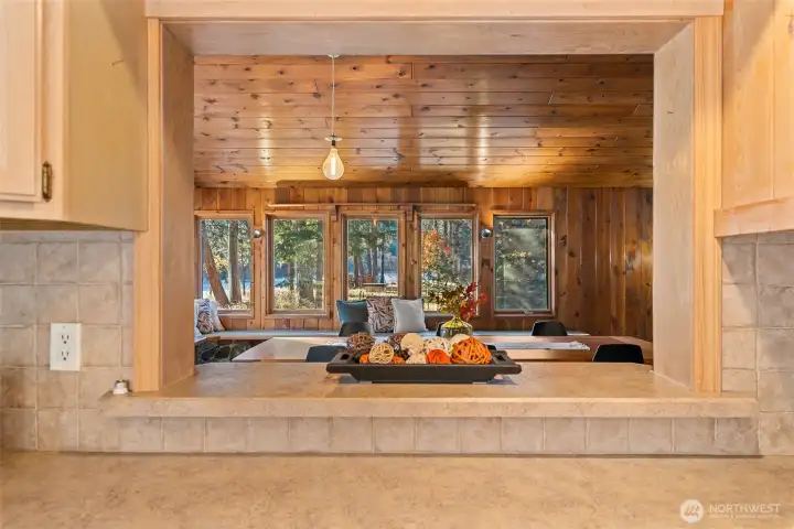 Kitchen also opens to great room also