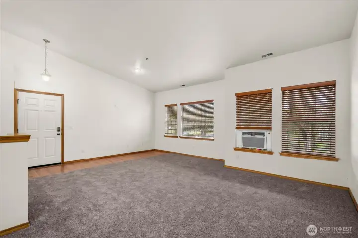 Lots of room and open space, view is from hallway.