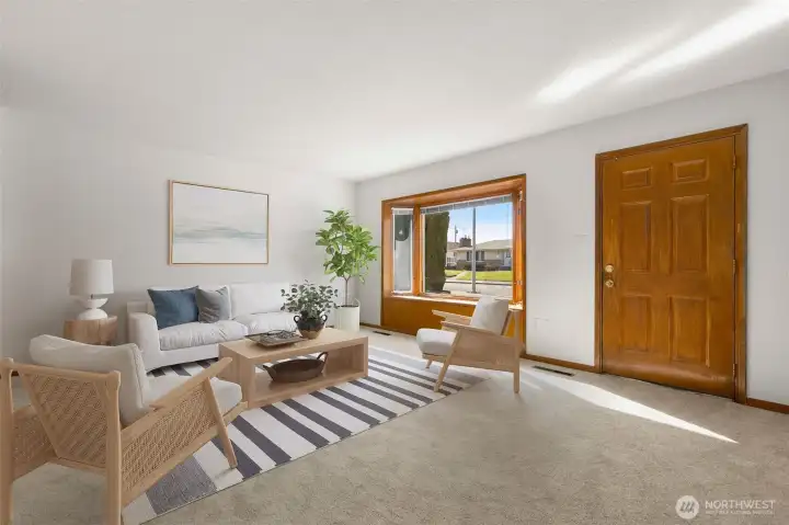 An example of some staging. (virtually staged)