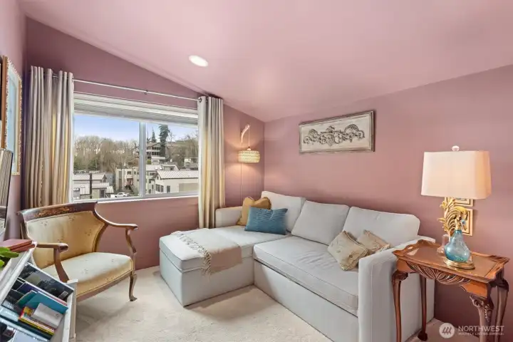 A second bedroom or a separate living room/getaway...you decide!