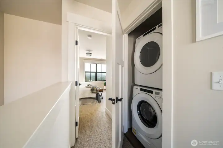 Upper level laundry/utility room.