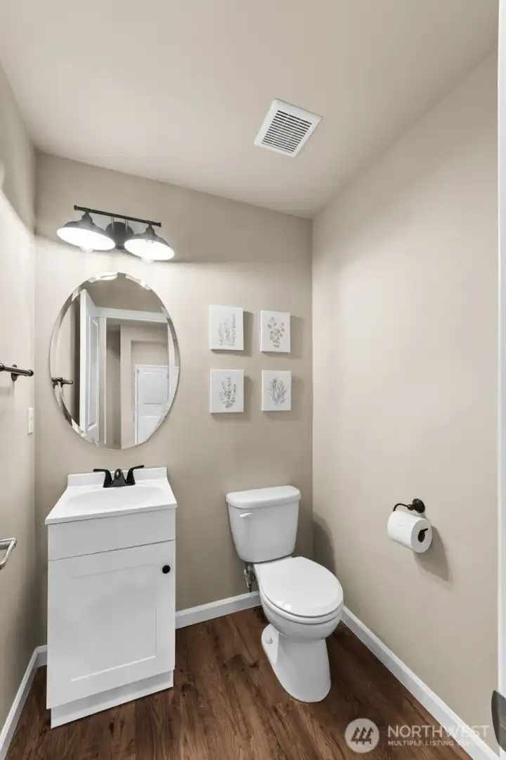 Main floor powder room