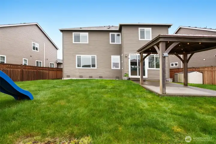 View of the back of the house