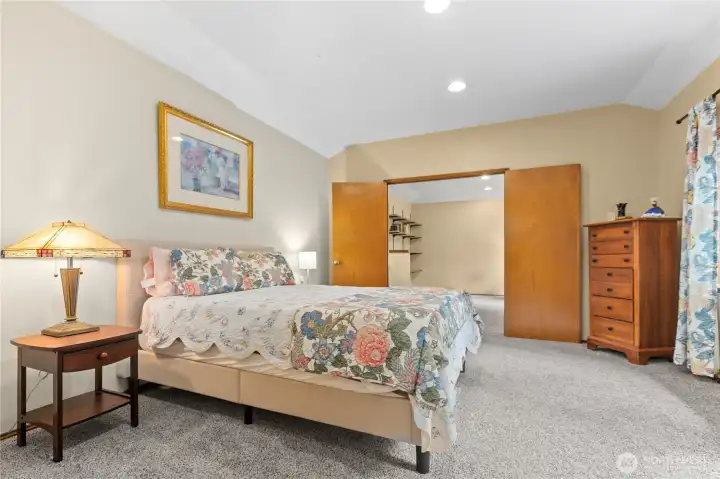 French doors open to the primary suite (loft beyond is perfect for a library, nursery or home office)