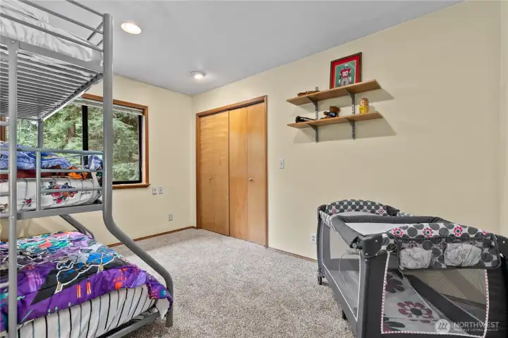 One of the secondary bedrooms