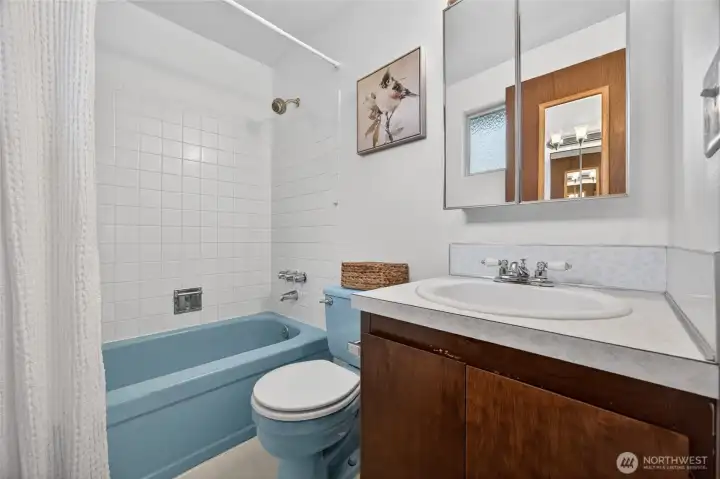 Ensuite bathroom and your own bathtub to relax.
