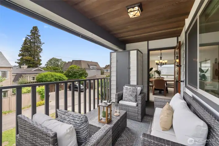Elevated Deck Lounging