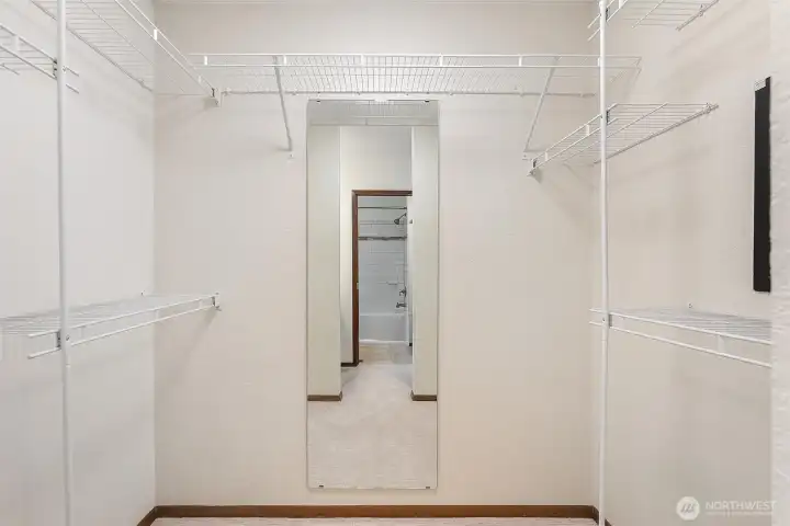 Primary Suite Walk-In Closet