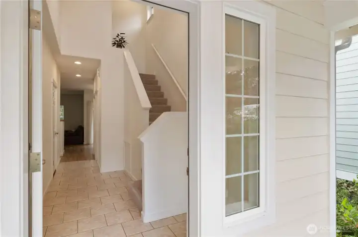 Cathedral Ceiling at the Entry! Updated Interior Paint, Trim, & Light Fxtures!