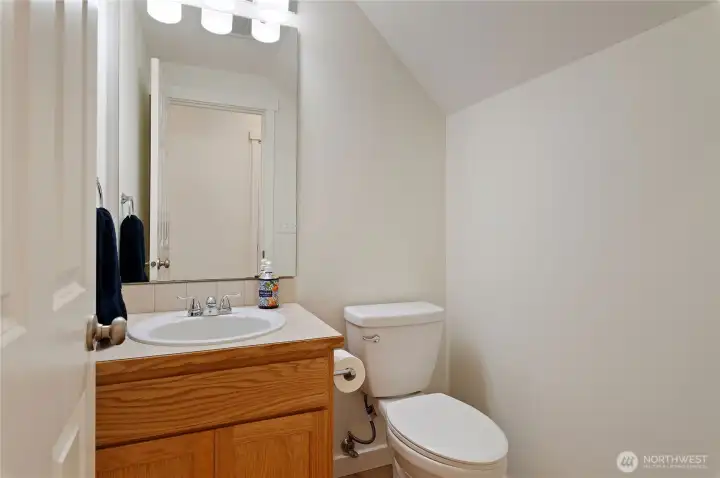 Convenient Main Floor Powder Room!
