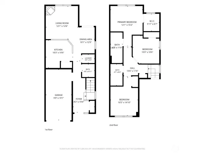 Floor Plan including Garage