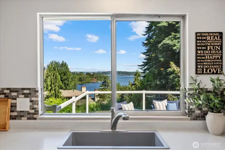 View from your kitchen window!