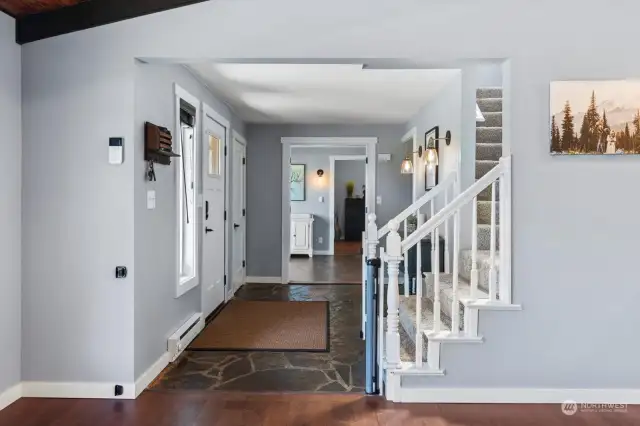 Entry with office views