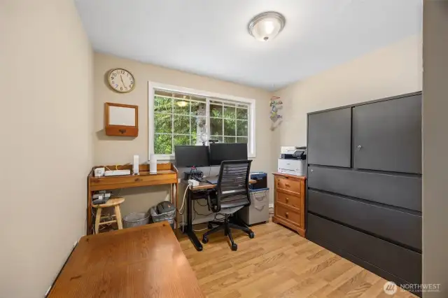 Bedroom #3 or a peaceful room for a home office features territorial views.