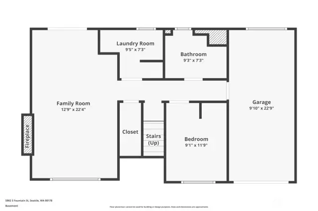 Lower level floorplan