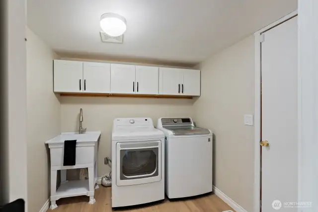 laundry room on main level