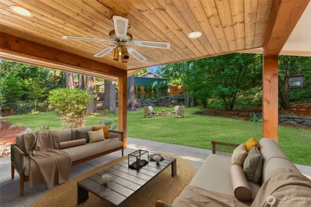 Virtual idea of your cozy backyard!