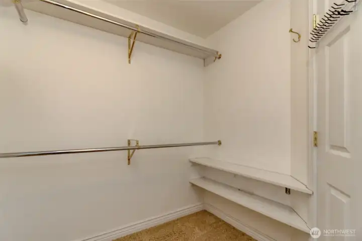 Primary closet