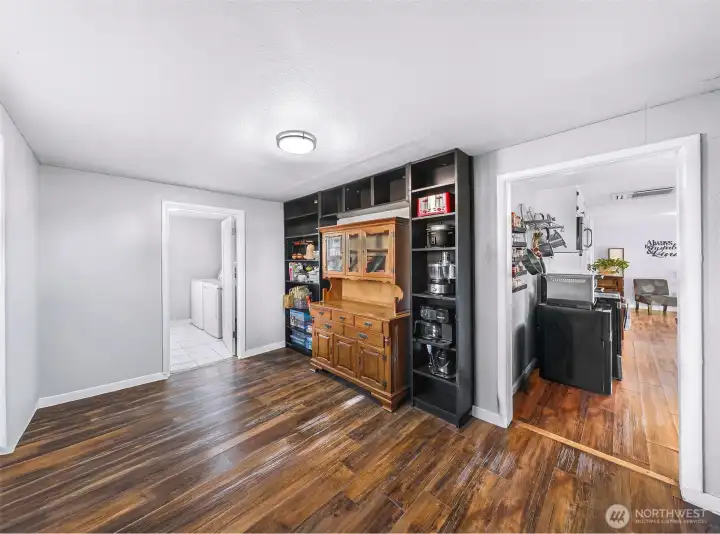 Another view of flex room.