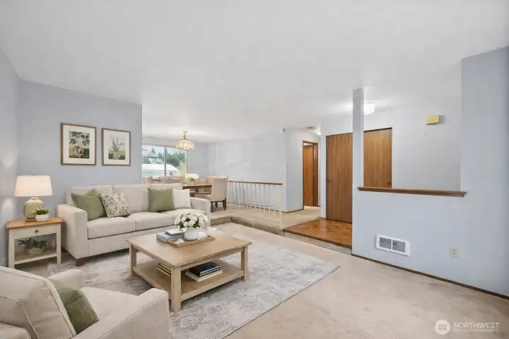 This image has been virtually staged to illustrate potential furniture placement.