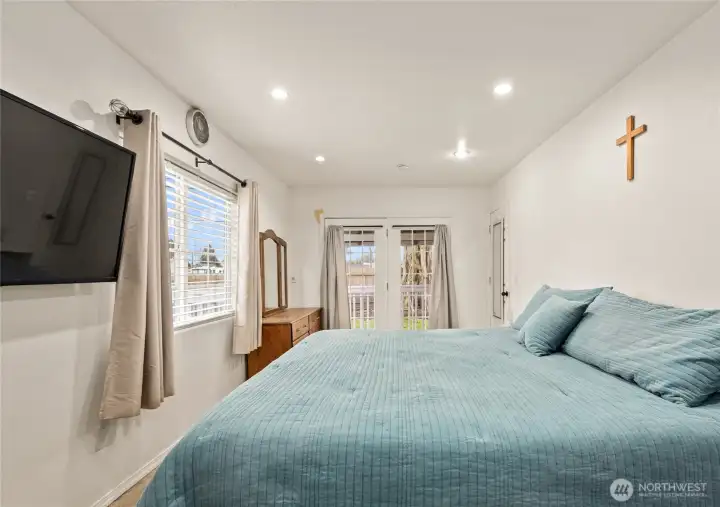 Primary Bedroom - French Doors