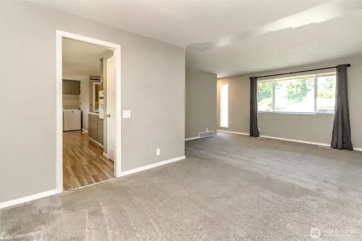 Vacant- Formal living room- big enough for all of your guests. Vacant- Formal living room- big enough for all of your guests.