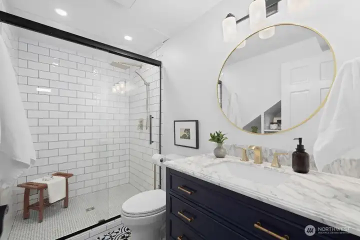 Basement bathroom fully updated Basement bathroom fully updated