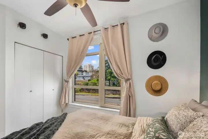 Bedroom - West Facing Windows