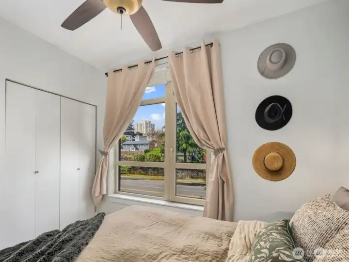 Bedroom - West Facing Windows