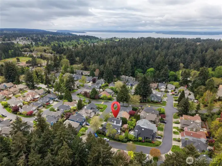 Delightful location: 1 mile to Chambers Bay Golf & Parks;  2 miles to Whole Foods/Trader Joes. Next door to Charles Wright Academy. Very well-cared-for community with diligent HOA for easy-living.