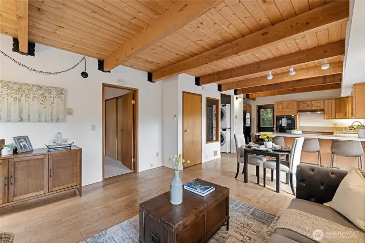 Open floor plan living room