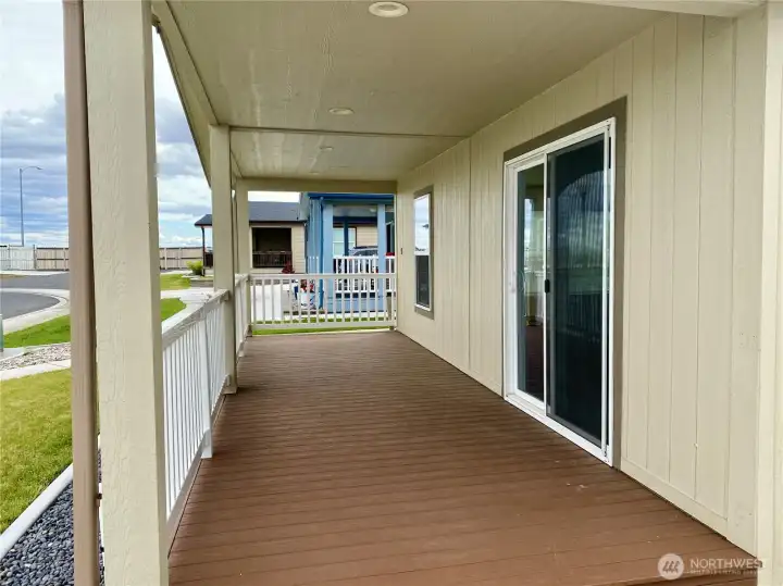 Covered Front deck