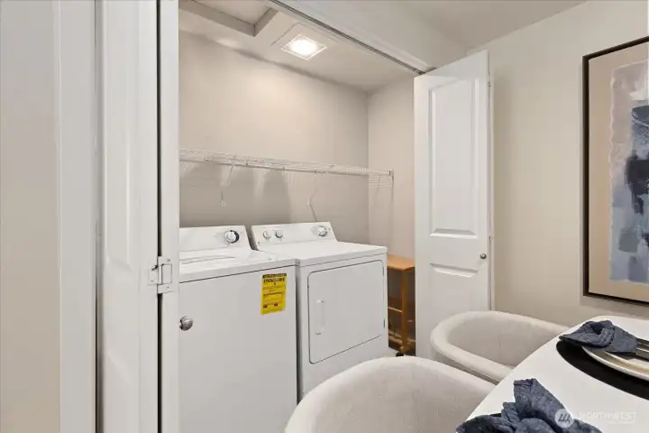 Washer and Dryer Included