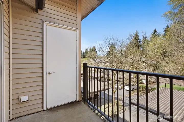 Storage Unit off of Deck