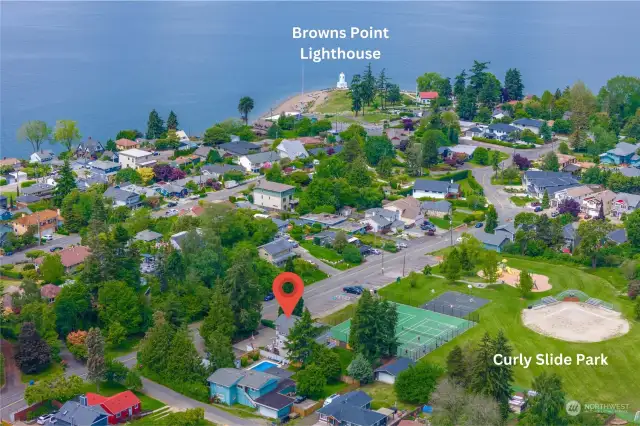 Walk to Browns Point Lighthouse, the BPIC and more. From fine dining to hometown eats, several restaurants are nearby.