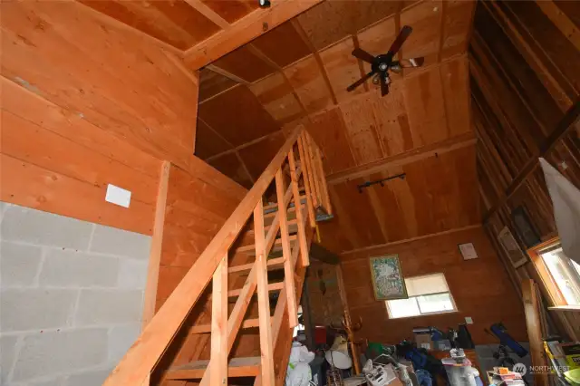 Loft, maybe an office