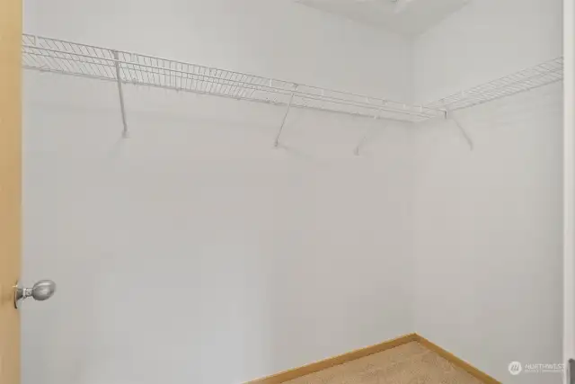 Large primary closet