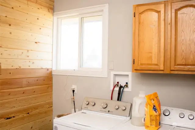 Laundry Room off the dining room.