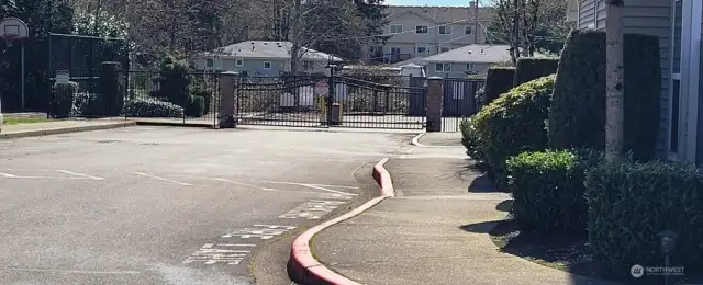 Gates and Sport Court