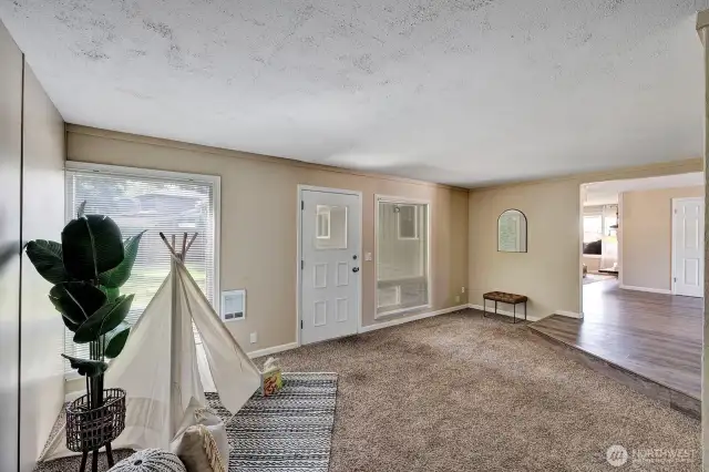 Family Room with access to backyard