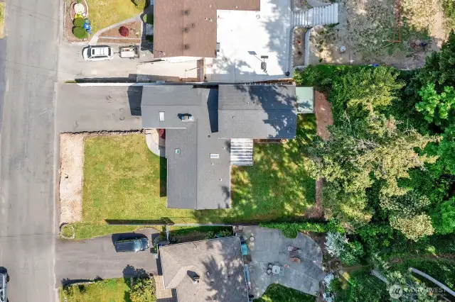 Aerial view of Lot