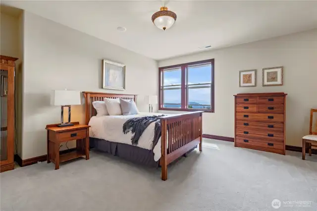 Bedroom suite upstairs. All 4 bedrooms have en-suite baths