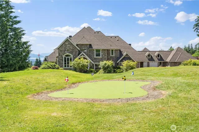 The putting green