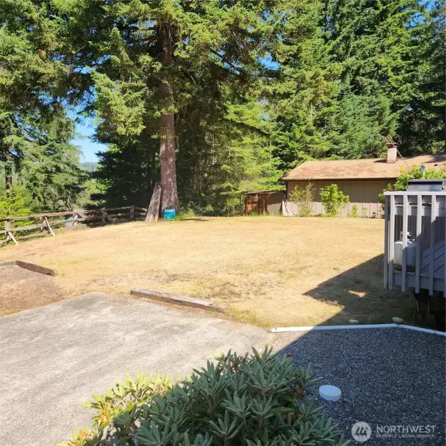 Super large front yard