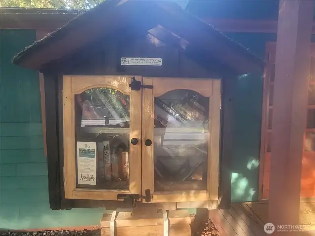 Little Free Library located at this home.