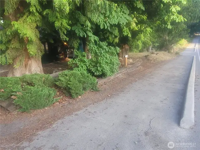 Easy parking area out front to access the Little Free Library.